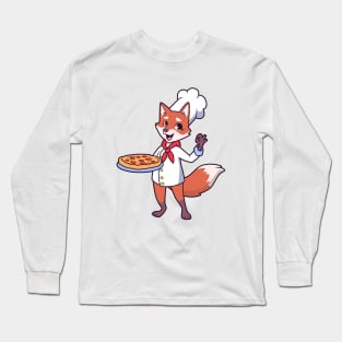 Fox is pizza maker Long Sleeve T-Shirt